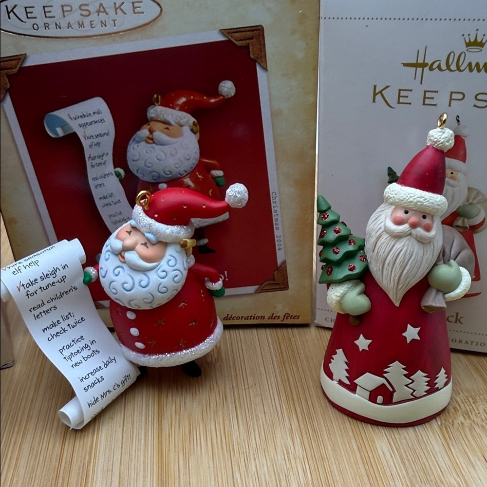 Hallmark Keepsake Santa Ornament Trio Kris Kringle, So Much to Do! & St. Nick - Picture 5 of 10